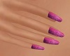 pink shimmer nails