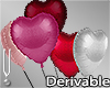 -V- Heart Balloons
