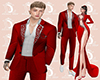 L: Xmas Date Suit Red