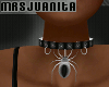 MrsJ Black Spider Collar