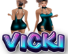 v aqua loops dress