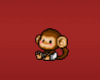 rocking baby monkey