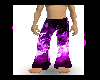 purple flame pants