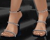 Suede blue heels