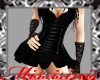 Black corset-dress