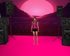 Pink sunset stage