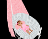 Baby Girl Emma w/ crib
