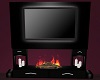 Black Tv & Fireplace