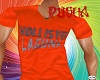 ORANGE HOLLISTER SHIRT