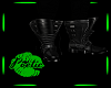Black Leather Biker Boot