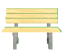 pine wooden bench