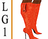 LG1 Orange Boots PF