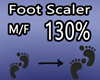 Scaler Foot - 130% M/F