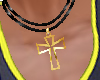 Gold Necklace Cross