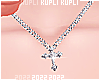 $K Cute Cross Necklace