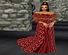Red Leaf Empire Gown