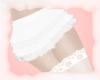 A: Layered skirt white