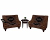 Wiccan Cozy Chat Chairs