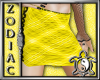 Plaid Mini Skirt Yellow