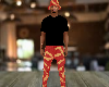 Stylish Orange Pants (M
