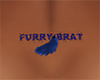 Furry Brat Blu Tail Tat