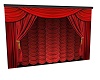 Fancy Red Curtain 