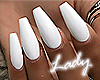 ♥ Nails White Lady