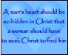Seek Christ to find him
