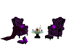 Purple & Black Armchair2