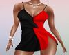 Black and red dress