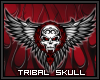 Tribal Skull Sticker