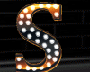 S Orng Letter Neon Lamp