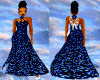 CL *blue sequin gown