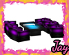 6Seat-Purple Dance Table