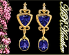 HRH Royal Blue Earrings