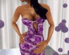 Xmass Luxury Purple Gown