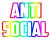 ~A~ Antisocial Sign