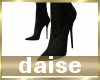 D Dark Green Suede Boots