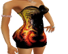 flamming hot dress
