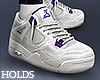 4's White/Purple F