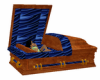 blue velvet coffin
