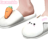 Bunny Slippers White