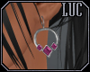 [luc] earrings s rose