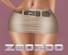 Beige Mini skirt