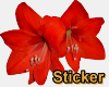 Sticker Amarillus Flower