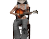 western bango in chair