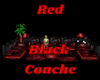 Red Black Couche