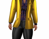 gray/golden suit