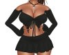 Black Skirt  Set