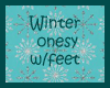 Winter Onesy w/feet